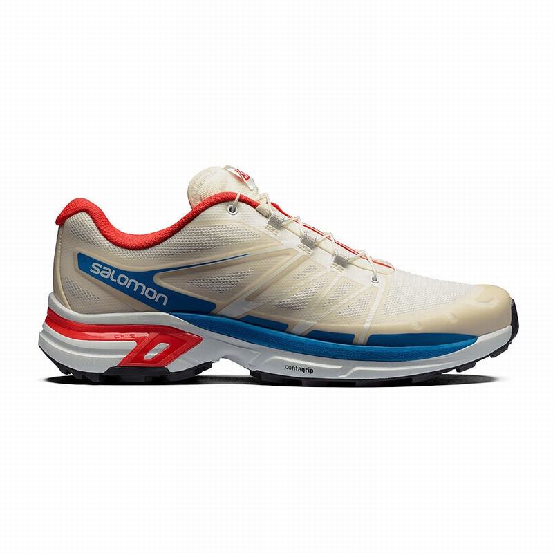 Salomon Trail Løbesko Herre Beige / Rød - XT-WINGS 2 (ORJYD-3617)
